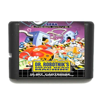 Dr. Robotnik Înseamnă Mașini de Fasole 16 biți MD Carte de Joc Pentru Sega Mega Drive Pentru Genesis 