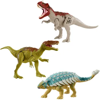 Lumea Jurassic Hohote de Atac Ceratosaurus Ankylosaurus Accidentat Baryonyx Uitare Tabără Cretacic Dinozaur de Acțiune Figura Model de Jucărie GWD06 