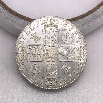Marea britanie 1718 coroana monedă copie