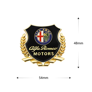 2 buc 3D Metal Car Styling Ușă Laterală Insigna Autocolante Emblema Decalcomanii Pentru MAZDA, Chevrolet, Skoda, NISSAN, Ford, Toyota, Hyundai, Land Rover 