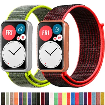 Nailon Trupa Pentru Huawei Watch a se POTRIVI Curea Smartwatch Accesorii de Sport Buclă Bratara bratara Curea Huawei Watch a se potrivi 2021 Curea 