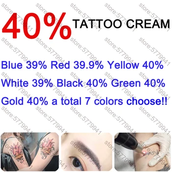 40% Tatuaj Crema Inainte de Tatuaje și machiaj Permanent Corpul Sprancene Contur Buze 10g