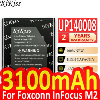 UP140008 de Mare Capacitate Baterie de 3100mAh Pentru Foxconn InFocus M2 Telefon Inteligent Baterie Li-Polimer Puternic Pentru Foxconn InFocus M2 
