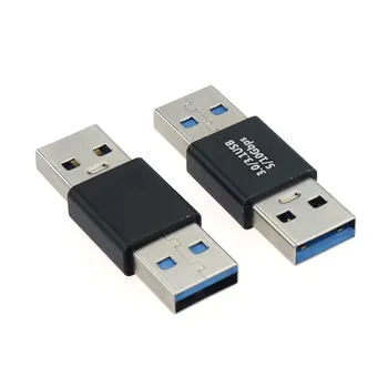 1 buc USB 3.0 Cuplaj de sex Masculin / de sex Feminin la Feminin Adaptor Super Viteza USB 3.0 Cuplaj Conexiune Extender Converter