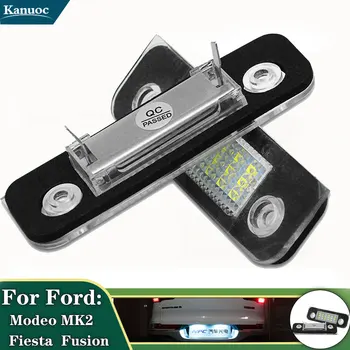 2 buc 24 Bec LED Numărul de Înmatriculare Lumini Spate Camion stopuri Pentru Ford Fusion Modeo Ford Fiesta MK2