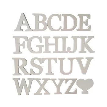Noi diy autocolante de perete 3d autocolant decor creativ cadou de nunta scrisori de dragoste decorative Alfabetul decor de perete 