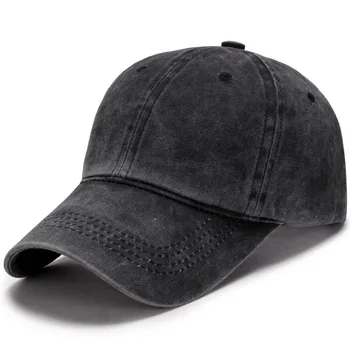 1 Bucata DIY Personalizate Logo-ul de Imprimare Spălate Denim Făcut Pac Broderie Snapback Pălării Golf Pălărie Bărbați Femei Bumbac Sepci de Baseball Casquet 