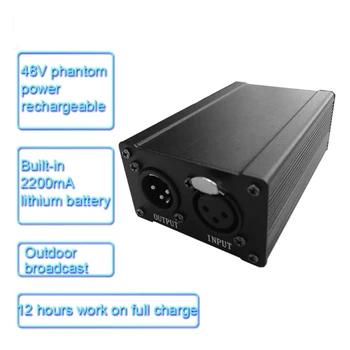 L9NA 48V Phantom USB de Alimentare pentru Microfon Profesional Vocale Înregistrare Microfon 