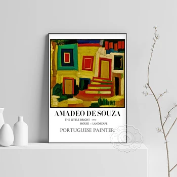 Amadeo De Souza Cardoso Printuri Vintage Poster De Artă Abstractă Peisaj Panza Pictura Acasă Decor Perete Living Printuri De Arta Cadou