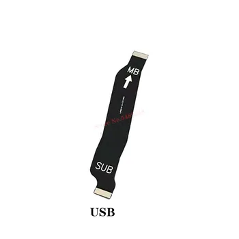 Original, Placa de baza Panglică Pentru Xiaomi Redmi Nota 10 LCD USB Placa de baza Conector placa de baza de transfer de Date cablu Flex de Înlocuire