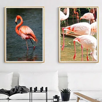 5D DIY Diamant Pictura Animal Flamingo Foraj de Apă cruciulițe Set Mozaic de Arta Imagine Agățat Pictura Acasă Decorare Cadou