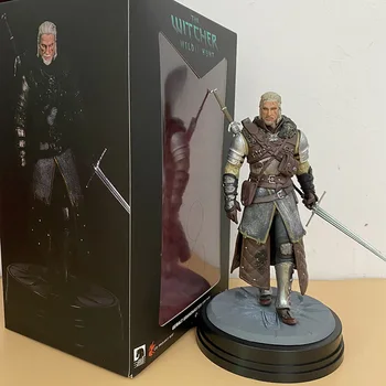 Hunt Geralt de Acțiune Figura Witcher-ed 3 Wild 907 Lup PVC Model Jucării Cadou Papusa 