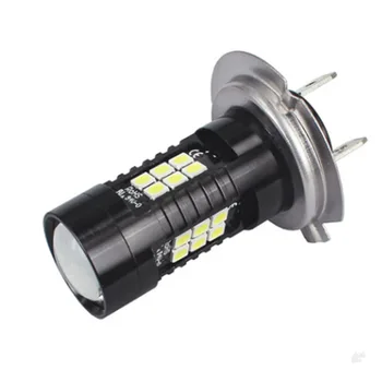 2 BUC H7 Ceață cu LED-uri Becuri de 21W 3030 21SMD 6500K LED proiectoare Ceata Super Luminoase Albe Lampa H7 Becuri pentru Masina 