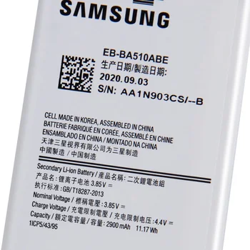 Acumulatorul Original EB-BA510ABE EB-BA510ABA pentru Samsung Galaxy A5 A5 2016 EB-BA520ABE A5 2017 SM-A520F A5 2018 SM-A510F A5100 