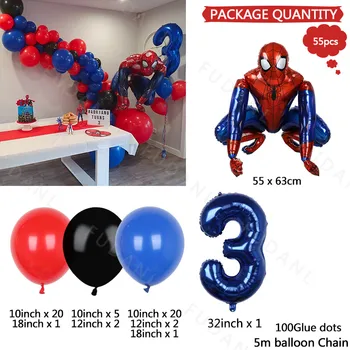 1set MARVEL Spiderman, Baloane de Partid 32