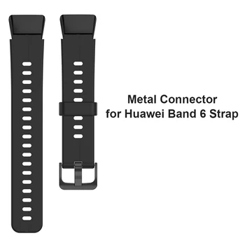 1 Pereche de Înlocuire Curea de Ceas Brățară cu Accesorii Metalice Conector Adaptoare pentru Huawei Honor Band 6 Accesorii