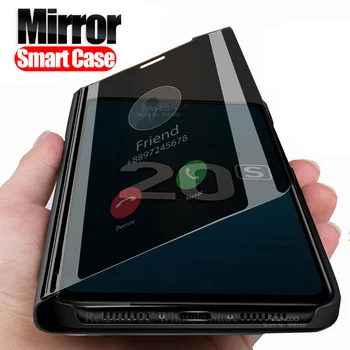 Oglinda Smart view Pentru huawei honor 20 MAR-LX1H 6.15 inch Stand Flip book Cover telefon pe onoarea 20 s honor20s xonor s20 coque 