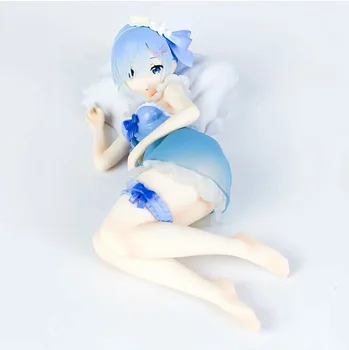 19cm Re Viața Într-O Lume Diferită De Zero Rem de Dormit din PVC Figura de Acțiune Anime Japonez Figura Modelul de Colectare Jucarii Papusa Cadou