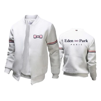 2021 Nouă Primăvară de Toamnă pentru Bărbați Eden Logo-ul Imprimat Jachete Om cu Buzunare Varsity Sacou Casual Culoare Solidă de sex Masculin Desigh Haina S-4XL