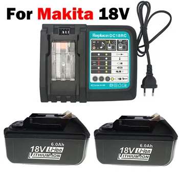 VAKAUMUS baterie Litiu-Ion Reîncărcabilă Înlocuitor Pentru Makita 18V 6.0 ah Baterie BL1850 BL1830 BL1860 BL1840 LXT400 cu Acumulator masini de Gaurit 