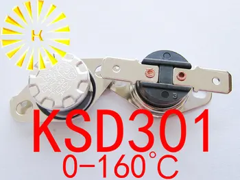 KSD301 0-160 grade C 10A 250V Normal Închis/Deschis Comutator de Temperatura Termostat x 100BUC