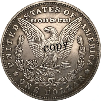 Hobo Nichel 1881-CC statele UNITE ale americii Morgan Dollar COIN COPIA 295 