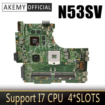 Akemy N53SN placa de baza pentru Laptop ASUS N53SN N53SM N53SV N53S N53 Test original, placa de baza GT550M 2GB HM65 Suport I7 CPU 