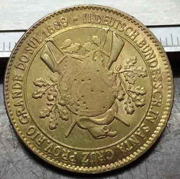 1889 Brazilia monede de cupru 