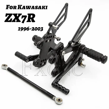 Pentru Kawasaki ZX7R ZX-7R ZX 7R ZX7 R 1996 1997 1998 1999 2000 2001 2002 2003 Reglabil Rearset Spate Set Suport pentru picioare Footpeg 