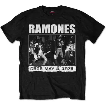 Ramone CBGBS 1978 Mens Tricou Negru (Mediu) 