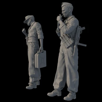 1/35 Rășină Model figura GK Soldat Petrolier Set temă Militară din al doilea RĂZBOI mondial Neasamblate și nevopsite kit