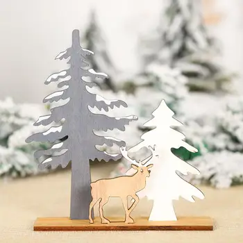 Lemn Elan Xmas Copac Pandantive Ornamente Pentru Noi Anul 2020 Cadou Din Lemn Gol Decoratiuni De Craciun Pentru Casa Noel Natal 2022 