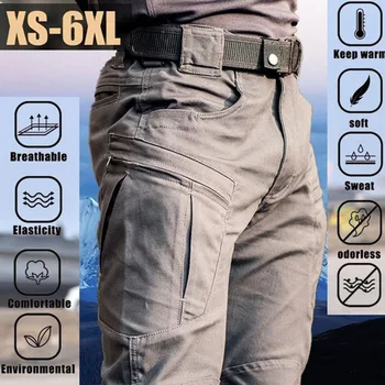 Tactic Cargo Pantaloni pentru Bărbați în aer liber, Drumeții Excursii de Buzunar Multi Militar Armata Pantaloni Casual Ușoare Respirabil pantaloni de Trening 
