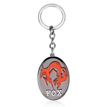 Hot On-line Joc Solid V The Phantom Pain FOX Marca Simbol Breloc Metal Phantom Durerea Fox brelocuri 