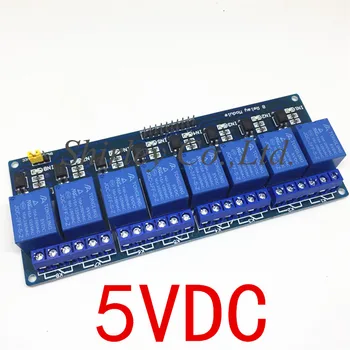 1buc 5v 8 canale modul releu cu optocuplor. Releu de Ieșire 8 way relay module pentru arduino În stoc 5VDC 