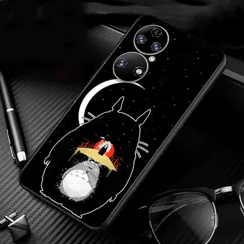 Studio Ghibli Totoro Cazul în care Telefonul pentru Huawei P20 P30 Lite P40 Pro P10 P40 Lite E P Inteligente Z 2021 Silicon Moale TPU Coque Shell 