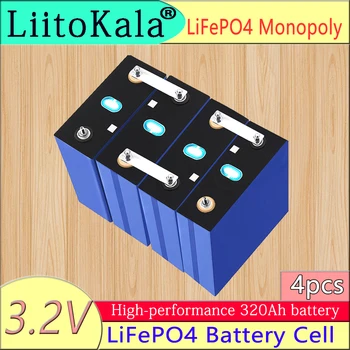 LiitoKala 3.2 v 280Ah 310Ah 320Ah Baterie Reîncărcabilă Litiu Fosfat de Fier Celule Solare 12v 24v Grad de Celule Lifepo4 Tax Free 