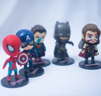 Disney Marvel Avengers Copii Baieti Hand-made Mașină de Jucărie Ornamente Spider-Man, Căpitanul America, Thor, Iron Man, Superman Moda noua 