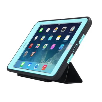 Pentru iPad Mini 4 5 Smart Cover + Silicon TPU Greu de Caz pentru Copii în condiții de Siguranță Armura rezistenta la Socuri Grele cu Ecran Protector IM408 