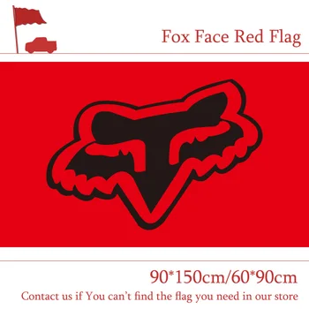 90*150 cm/60*90cm Fata Vulpe Roșu Steag Pentru Masina de Show-Bar Party Banner 