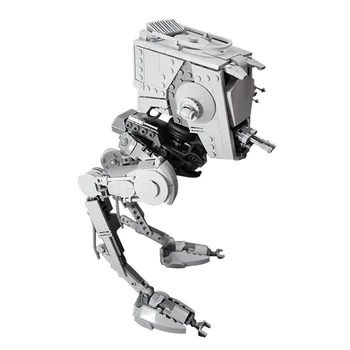 MOC Space Wars AT-ST Robot de Teren Scout Transport Blocuri de Acțiune figura Constructor Cărămizi Jucarii Pentru Copii Cadouri
