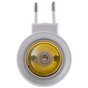 1 buc E27 LED Soclu de Întrerupător Lampă Becuri cu Soclu de Bază Titularul UE Plug Adaptor Comutator ON/OFF Pentru Iluminat de uz Casnic 