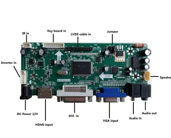 Kit Pentru LP140WH2-TLE2 Monitor cu Ecran 40pin LVDS placa Audio DIY LED LCD HDMI VGA DVI de pe placa de control Panoul de 1366*768 14