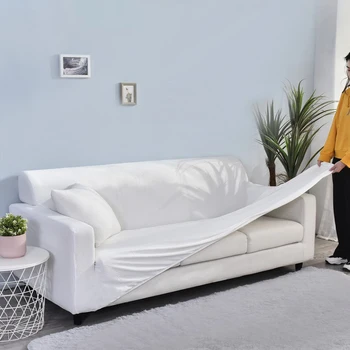 Canapea de Acoperire Impermeabil Modern, Simplu Îngroșat Elastic pentru Camera de zi 12 Culori 