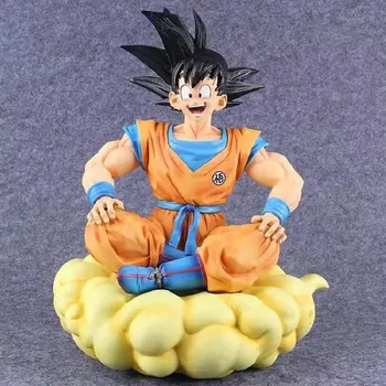 Bandai Figura Anime Dragon Ball Super Saiyan Goku PVC Jucării 20cm Model DBZ Model de Acțiune de Colectare Juguetes Figma Cadou de Crăciun 