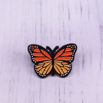 Fluturele Monarh Smalț Moale Pin 