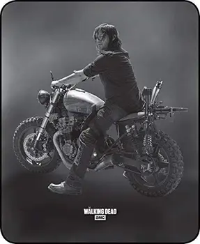 Regal Confort Daryl Dixon pe Motocicleta AMC Mort de Mers pe jos de Faux Blana Regina Pătură 