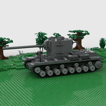 752Pcs Personalizate MOC Blocuri Mici Particule Militar Seria Sovietice KV-5 Heavy Tanc Armata Cărămizi Copii Jucarii Bloc 