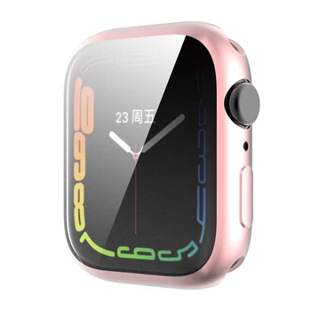 TPU Moale Caz Ceas pentru Apple Watch 41mm 45mm ecran protector caz pentru iWatch Seria 7 Ceas de Acoperire Coajă 