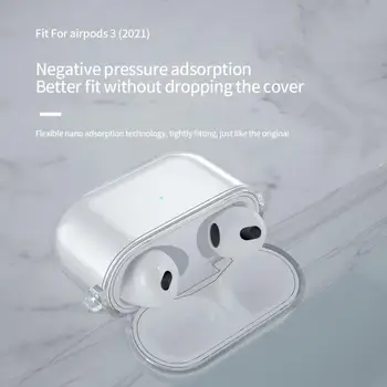 Cască Caz Pentru Apple Airpods 3 Wireless Bluetooth-compatibil Încărcare Cutie Pentru Airpods 3 Cazuri Capac Silicon Moale de Brand Nou